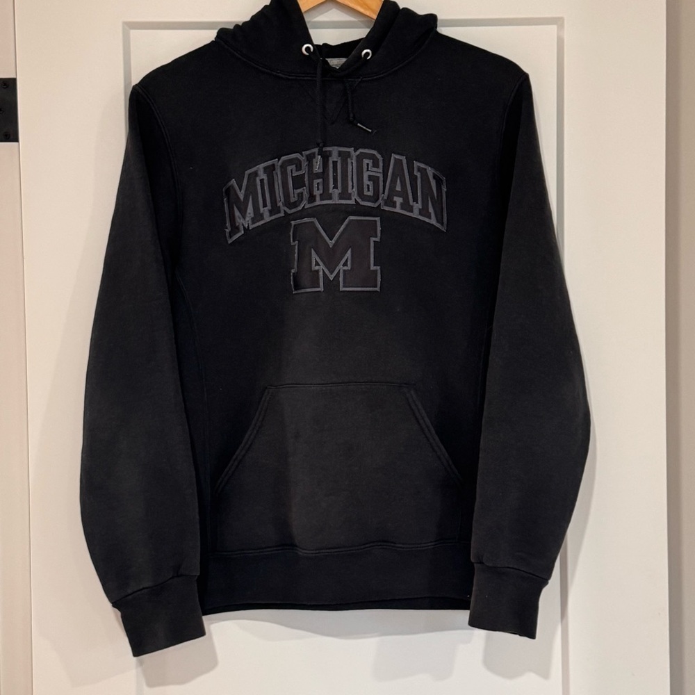 Russell Athletic Black Michigan Hoodie